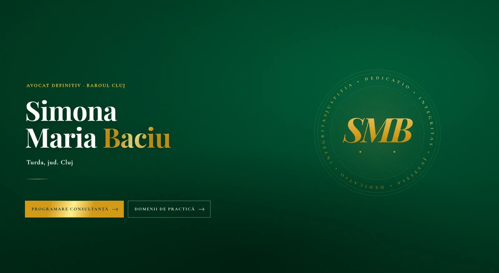 Screenshot Cabinet Avocat Baciu